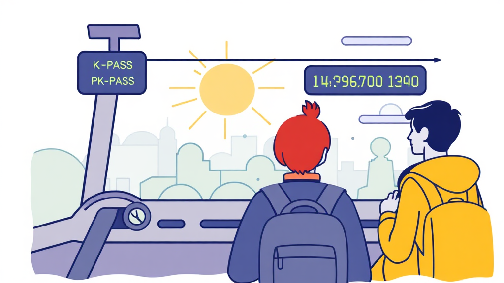 교통비 절약 팁: 자주 묻는 질문 (illustration 스타일)