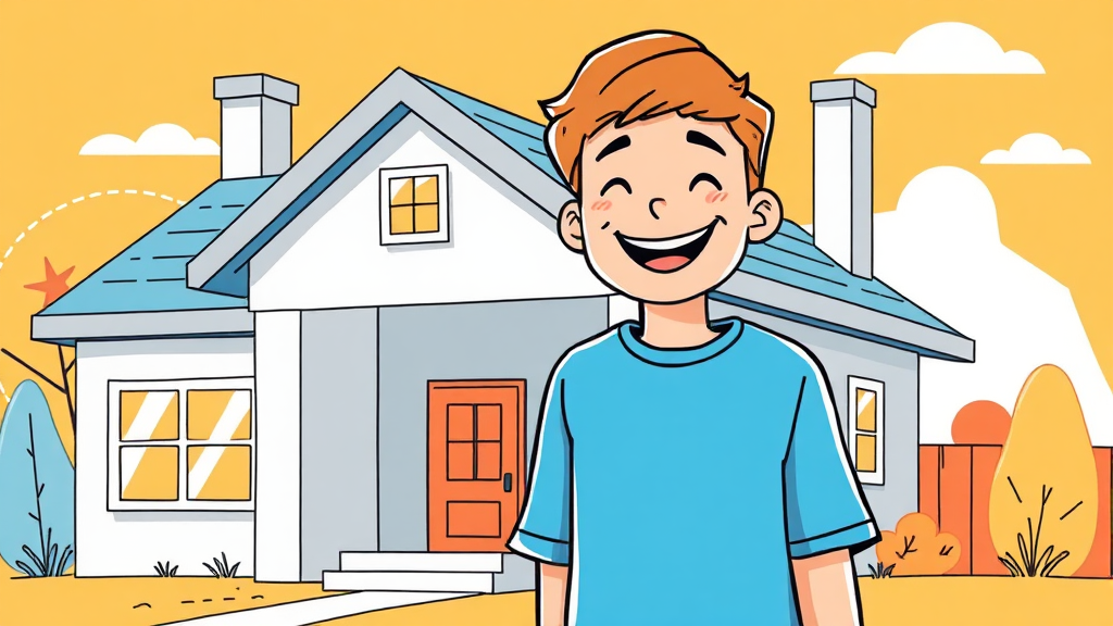 청년 주택드림 대출 연계 혜택 (illustration 스타일)