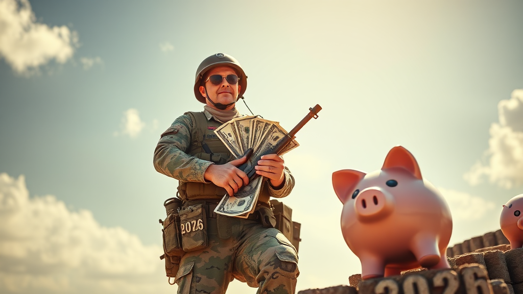 군 월급 관리 꿀팁 (realistic 스타일)