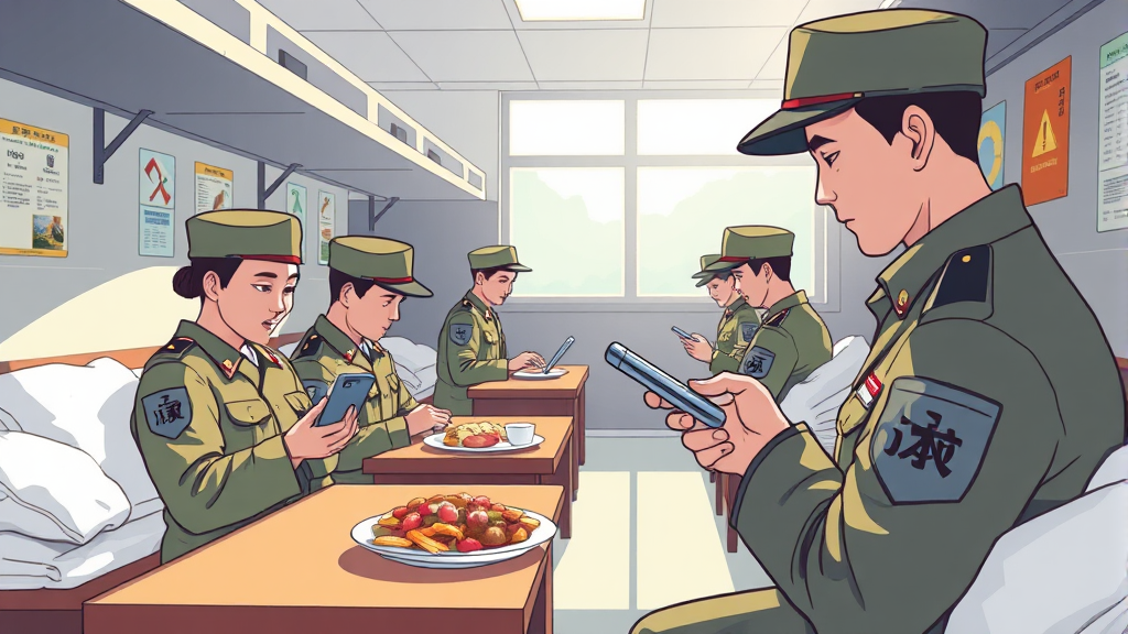 2026년, 달라지는 병영 생활 (illustration 스타일)