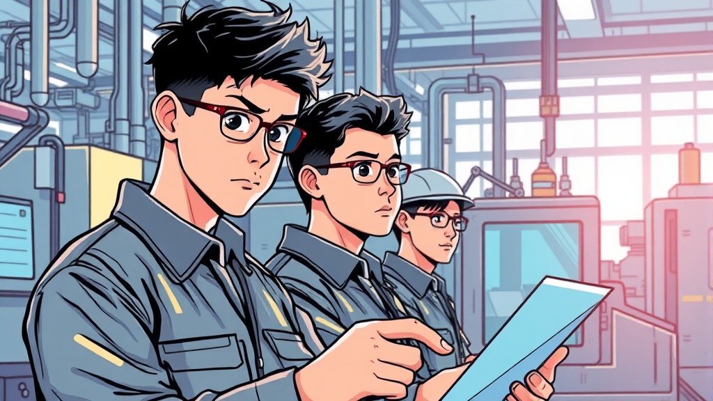 산업기능요원 복무: 장단점 (illustration 스타일)