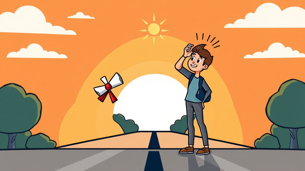 학자금 대출 종류별 특징 (cartoon 스타일)