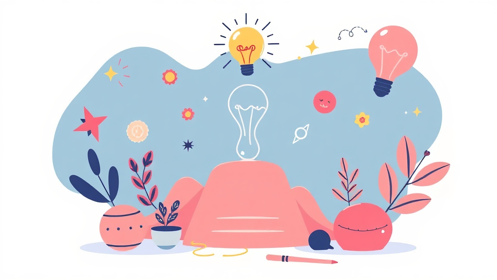 주요 청년 창업 지원금 종류 (illustration 스타일)