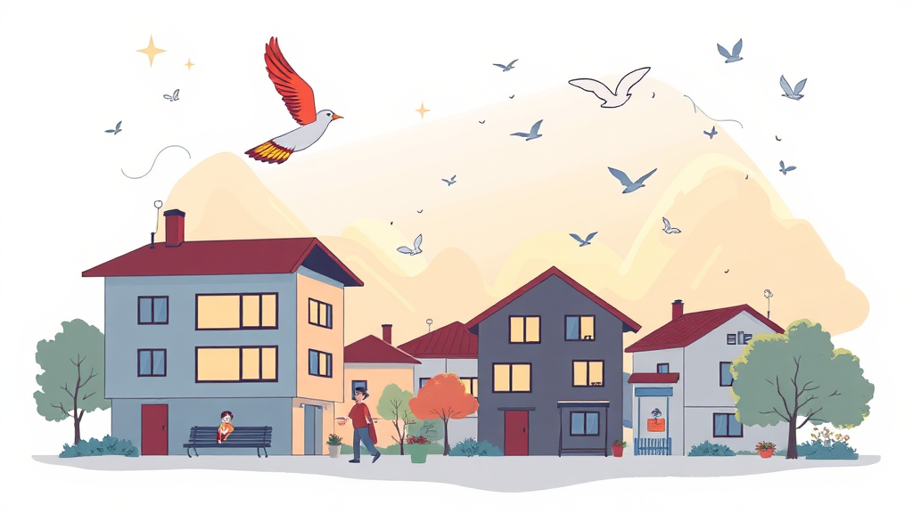 LH 청년전세임대 주거 지원 (illustration 스타일)