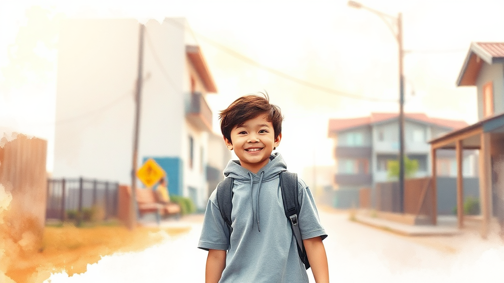 자립준비청년 지원 정책 혜택 (watercolor 스타일)