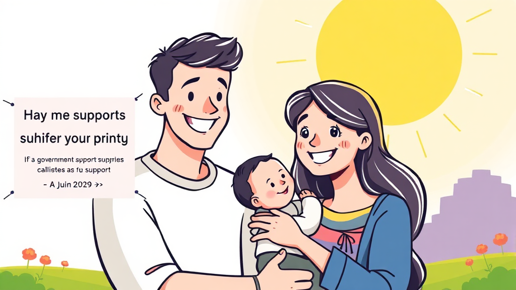 정부의 추가 지원 정책은? (cartoon 스타일)