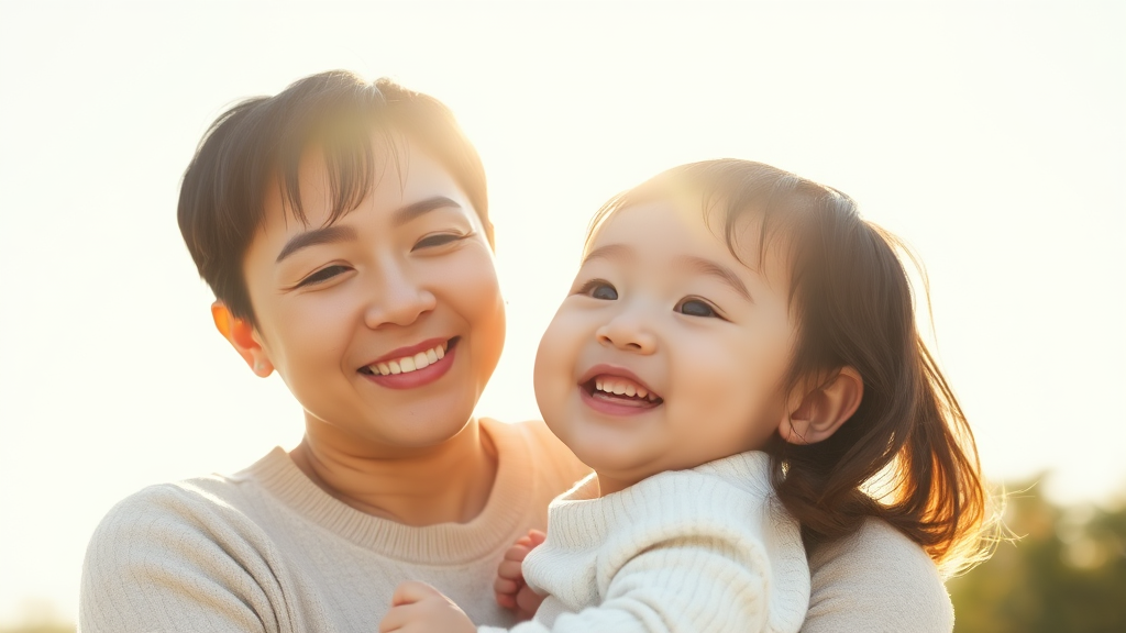 2026년 부모급여 핵심 (realistic 스타일)