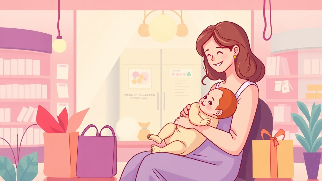 첫만남이용권 사용처 (illustration 스타일)