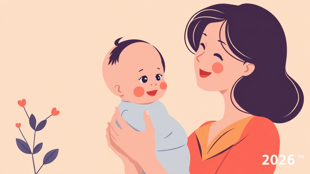 인상된 육아휴직 급여 상한액 (illustration 스타일)