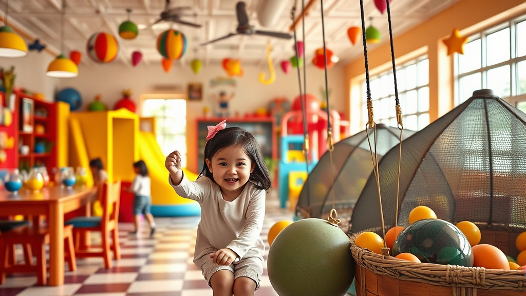 2026 서울형 키즈카페 완벽 가이드: 예약, 이용꿀팁, 육아지원센터 활용법 3 시설 정보 및 특징 (realistic 스타일)