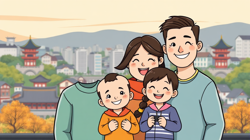 다둥이 행복카드 발급 대상 및 조건 (cartoon 스타일)