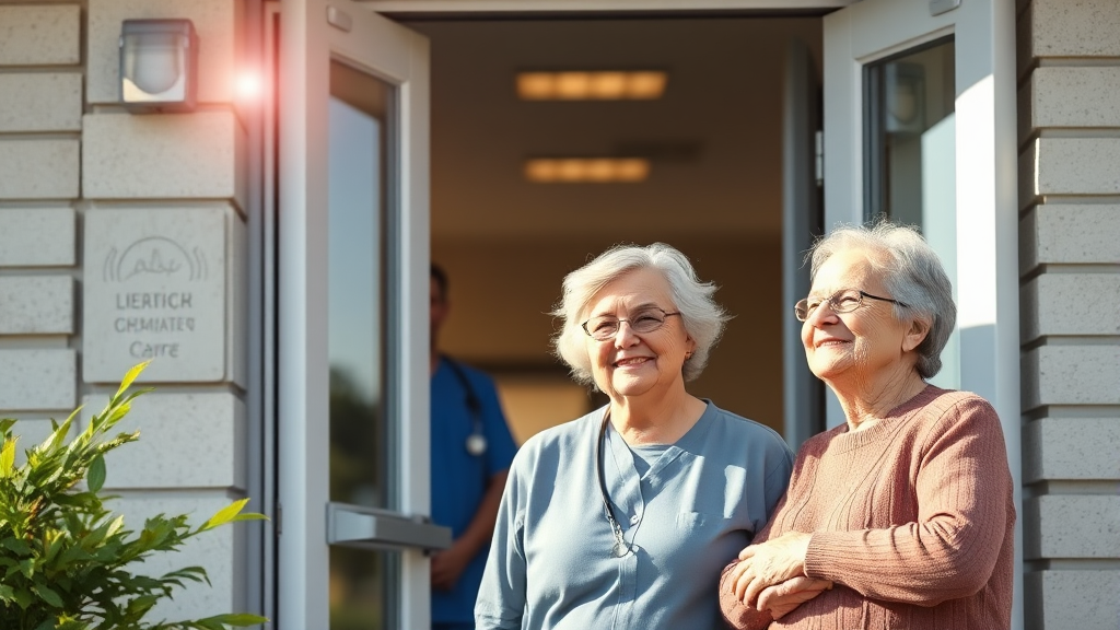 치매안심센터 조기 검진 (realistic 스타일)