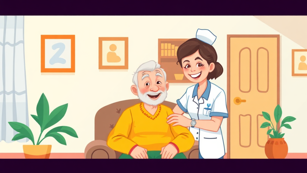 방문요양, 횟수와 부담금은 어떻게 달라지나? (cartoon 스타일)