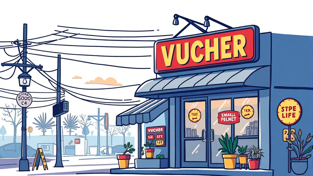 2026 전기요금 지원 변화 (illustration 스타일)