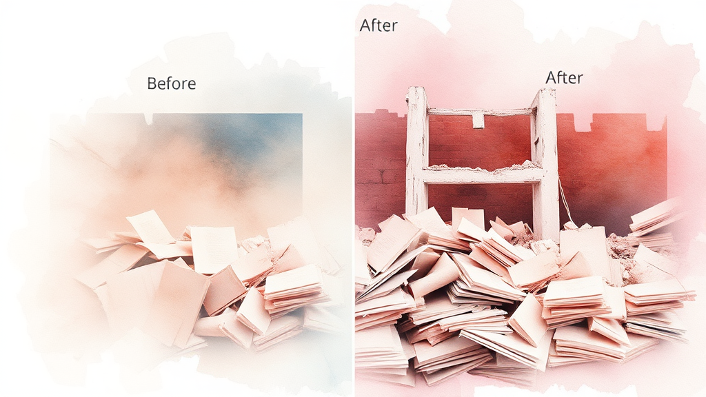 필요 서류는 무엇인가? (watercolor 스타일)