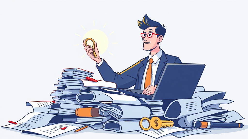 대리대출 신청 방법 및 필요 서류 (illustration 스타일)