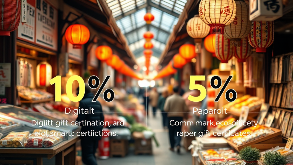 온누리상품권 종류별 할인율 비교 (realistic 스타일)