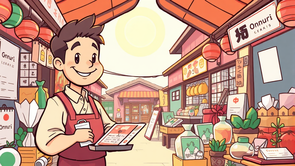 온누리상품권 사용처 완벽 분석 (cartoon 스타일)