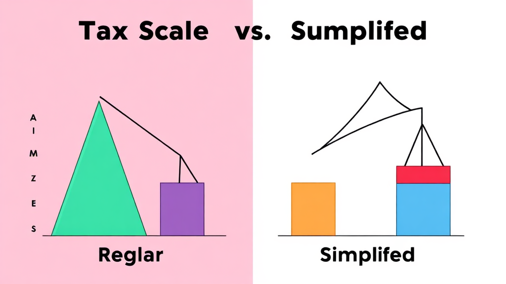 일반 vs 간이과세자 비교 (cartoon 스타일)