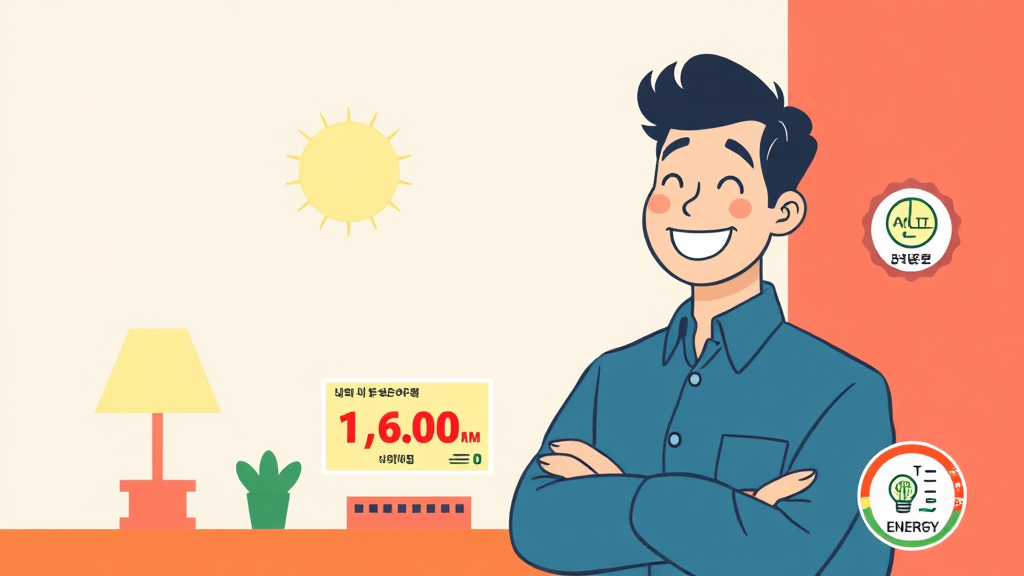 2026 소상공인 냉난방기 환급 총정리: 지원 조건, 금액, 신청 방법 A to Z 3 환급 금액, 얼마나 받을까? (illustration 스타일)