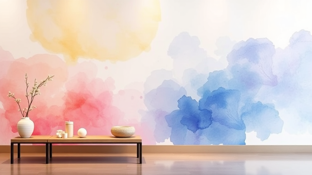 국내외 판로 지원 사업 소개 (watercolor 스타일)