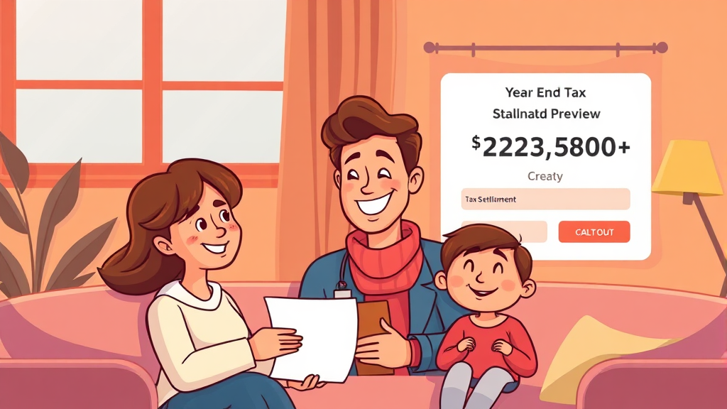 2025 연말정산 미리보기: 홈택스 환급금 조회부터 절세 전략 A to Z 1 연말정산 미리보기란? (cartoon 스타일)