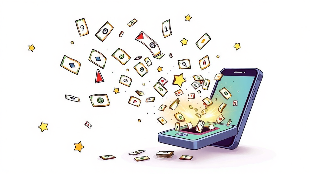 카드 포인트, 어떻게 통합 조회할까? (illustration 스타일)