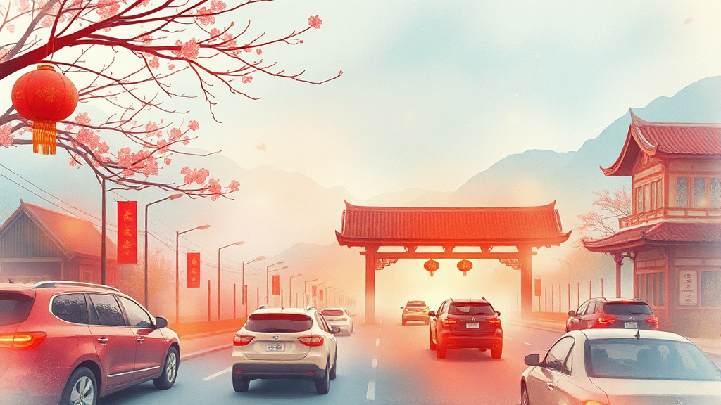 설날 고속도로 통행료 면제 혜택 (watercolor 스타일)