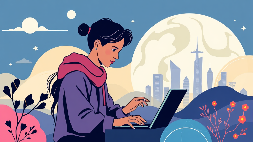 역량 강화와 직업 훈련: 미래 인재 육성 전략 (illustration 스타일)