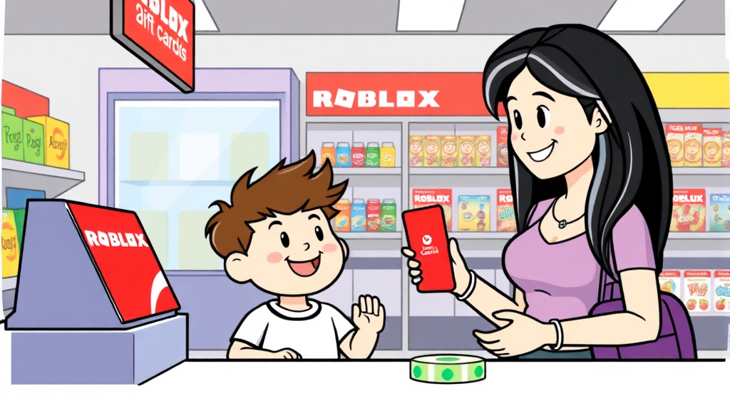 로블록스 기프트카드 완벽 가이드: 구매부터 로벅스 전환까지 1 로블록스 기프트카드, 똑똑하게 구매하는 방법 (cartoon 스타일)