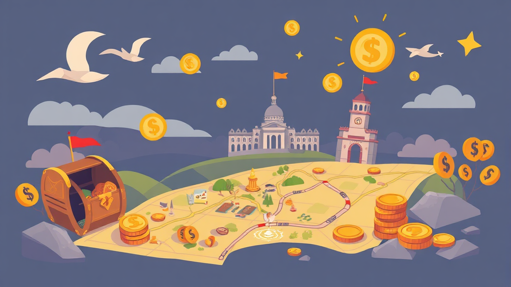 정부지원금 통합 조회 및 신청 방법: 스마트하게 혜택 받기 (illustration 스타일)