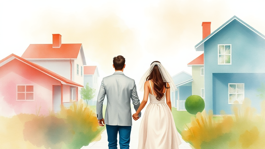 2026년 신혼부부 주거비 지원 총정리: 대출, 청약, 혜택 완벽 분석 6 신혼부부 청약 및 공공임대 활용 전략 (watercolor 스타일)