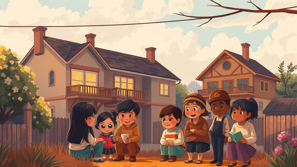 주거 및 이사 지원: 내 집 마련부터 이사 비용까지 (realistic 스타일)