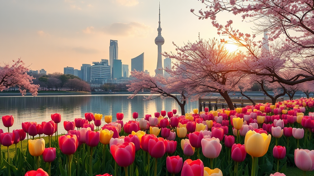 수도권 근교 당일치기 봄 나들이 코스 (realistic 스타일)