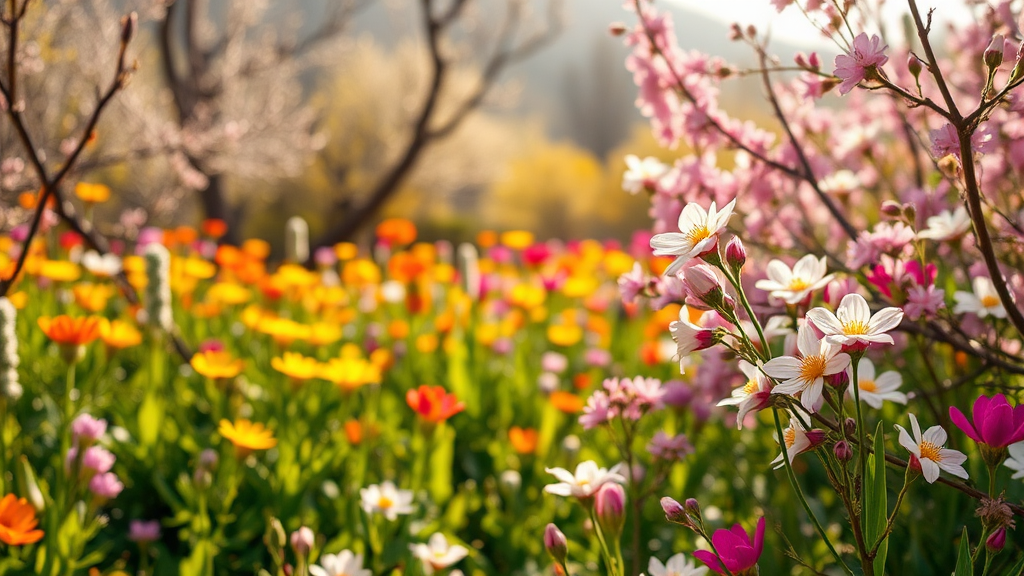 봄 여행 준비물 및 꿀팁 (realistic 스타일)