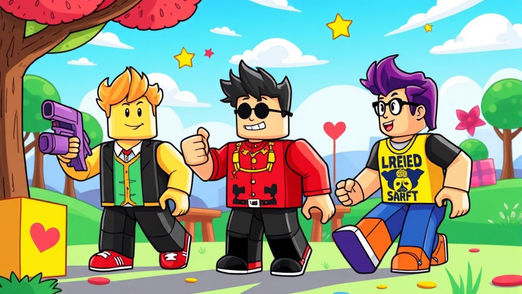 로블록스, 친구와 함께 즐기는 무한한 가능성의 놀이터 (cartoon 스타일)