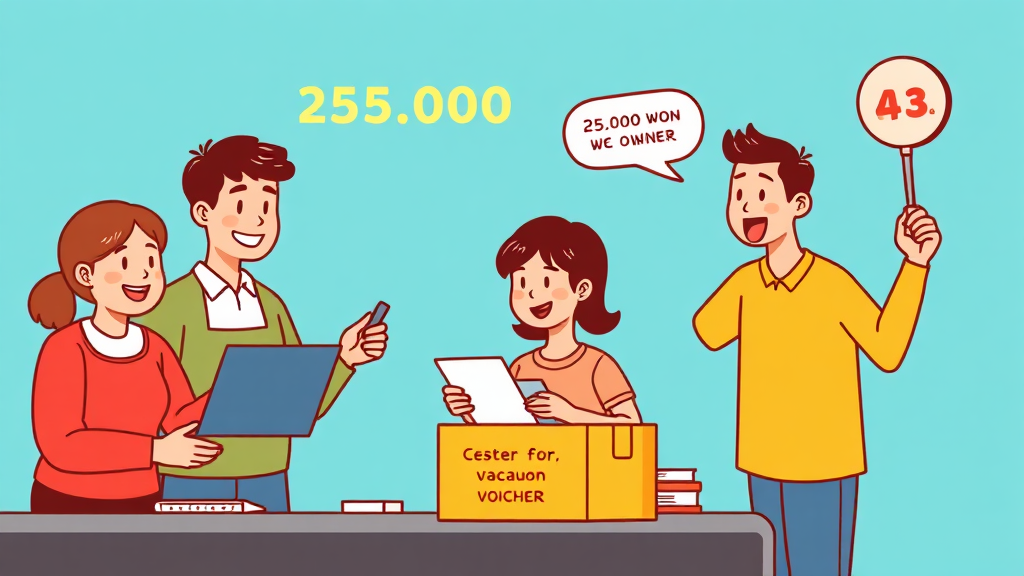 신청부터 지급까지: 경영안정바우처 신청 방법 및 절차 (cartoon 스타일)