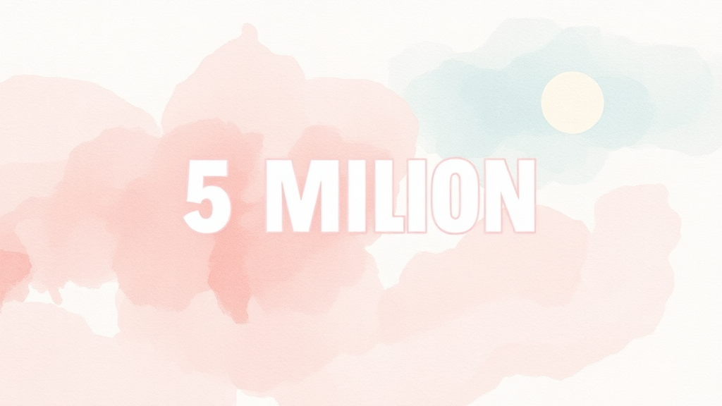 내일배움카드 지원 한도: 최대 500만 원까지! (watercolor 스타일)