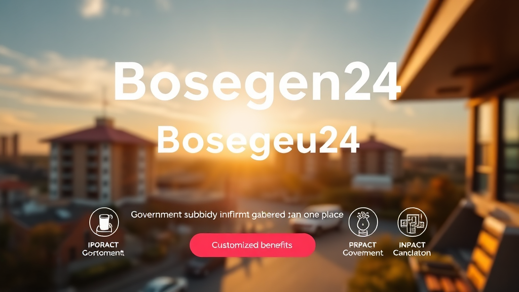 보조금24, 정부 지원금 놓치지 않는 마지막 기회 (realistic 스타일)