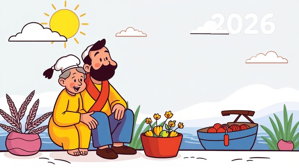 2026년 달라지는 주요 지원금 혜택 총정리 (cartoon 스타일)