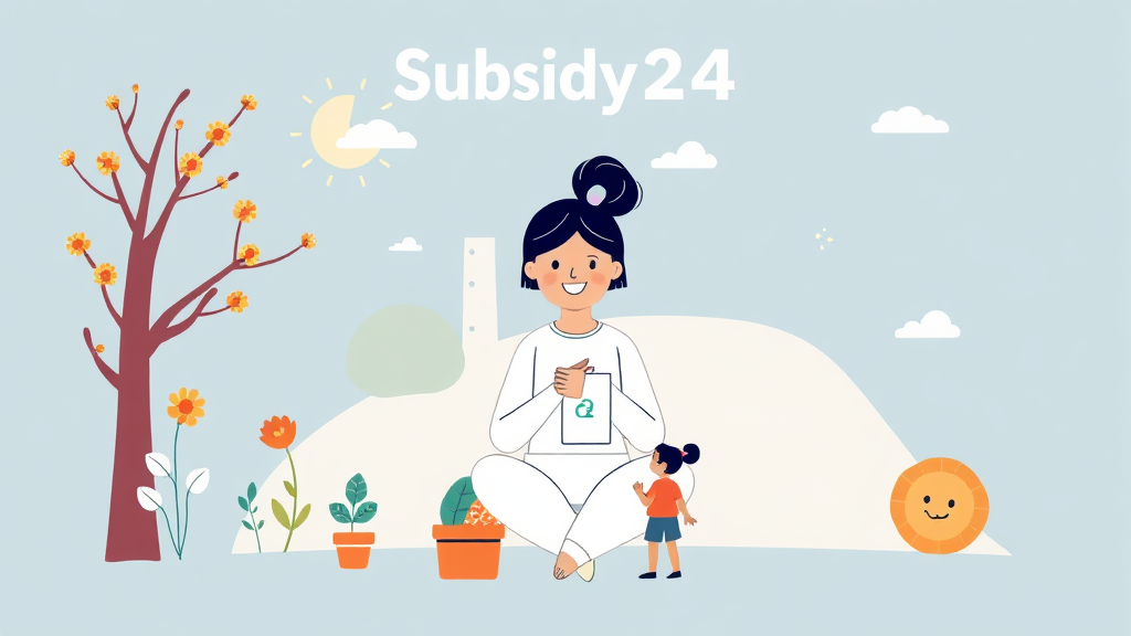 보조금24 활용 꿀팁: 똑똑하게 지원받는 방법 (illustration 스타일)