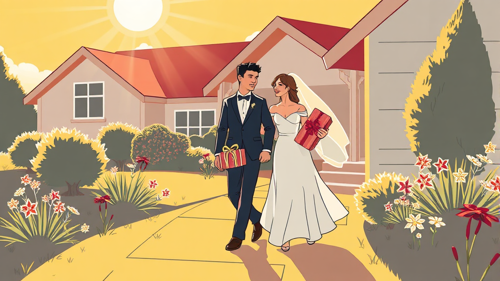 2026 결혼 출산 지원금 총정리: 신혼부부 혜택부터 지역별 비교까지 2 신혼부부 맞춤 지원: 결혼 축하금부터 주거 지원까지 (illustration 스타일)