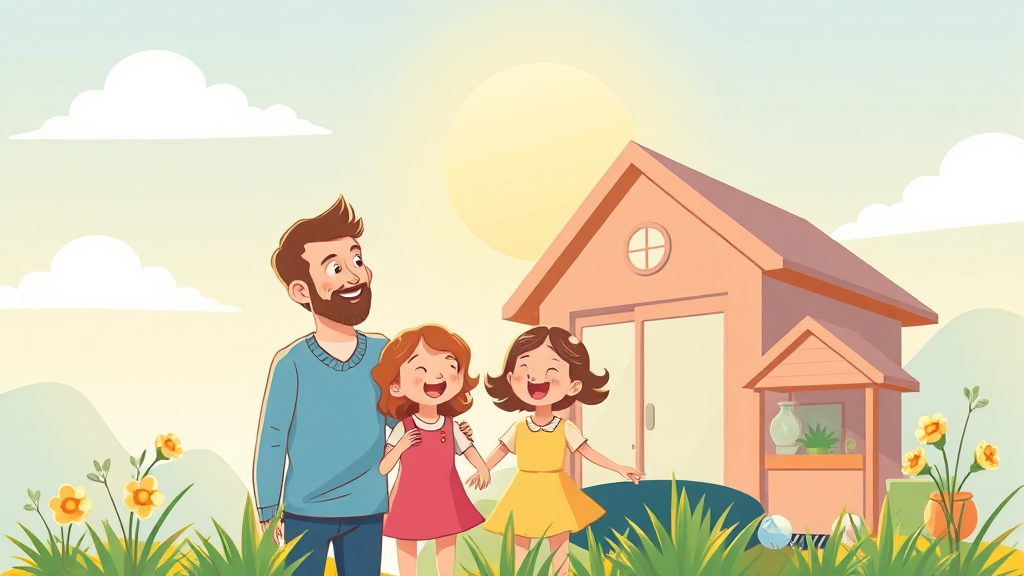 국민임대주택, 어떤 집인가요? (illustration 스타일)