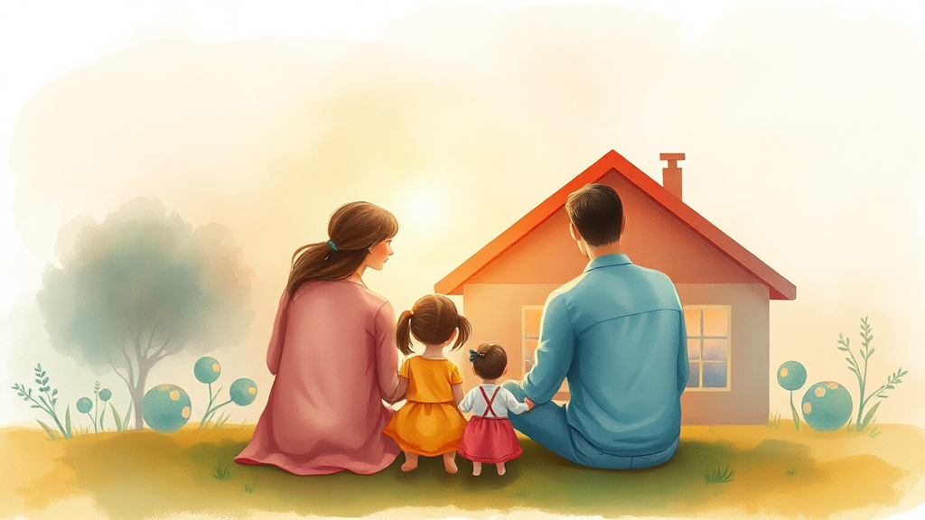 국민임대주택 임대 조건 및 주의사항 (watercolor 스타일)