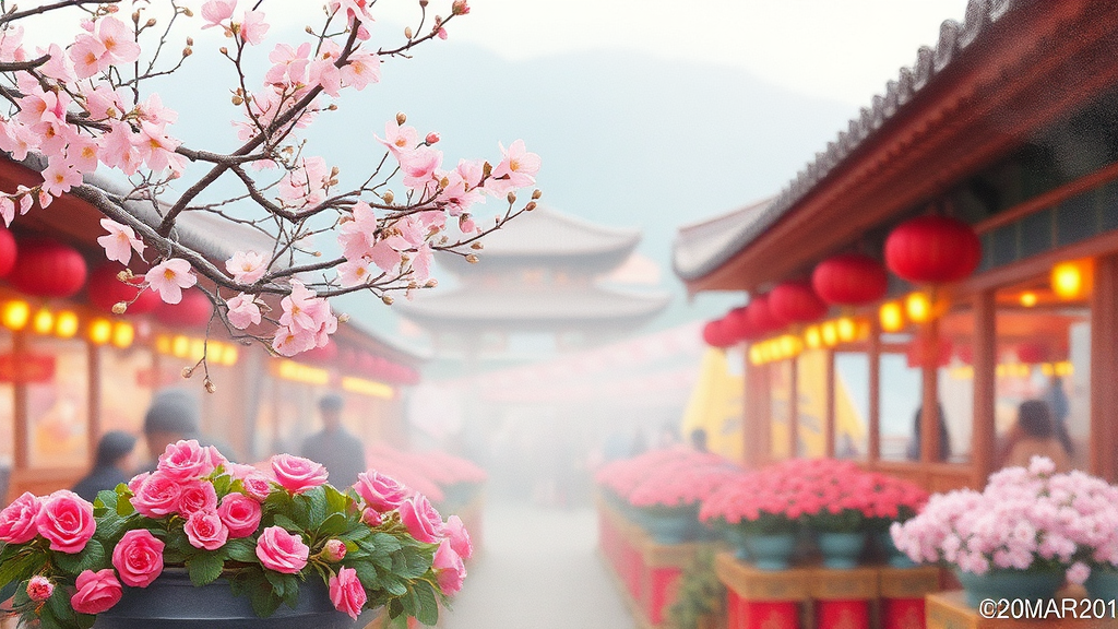 놓치면 후회할 3월의 특별한 문화 이벤트와 축제 (watercolor 스타일)