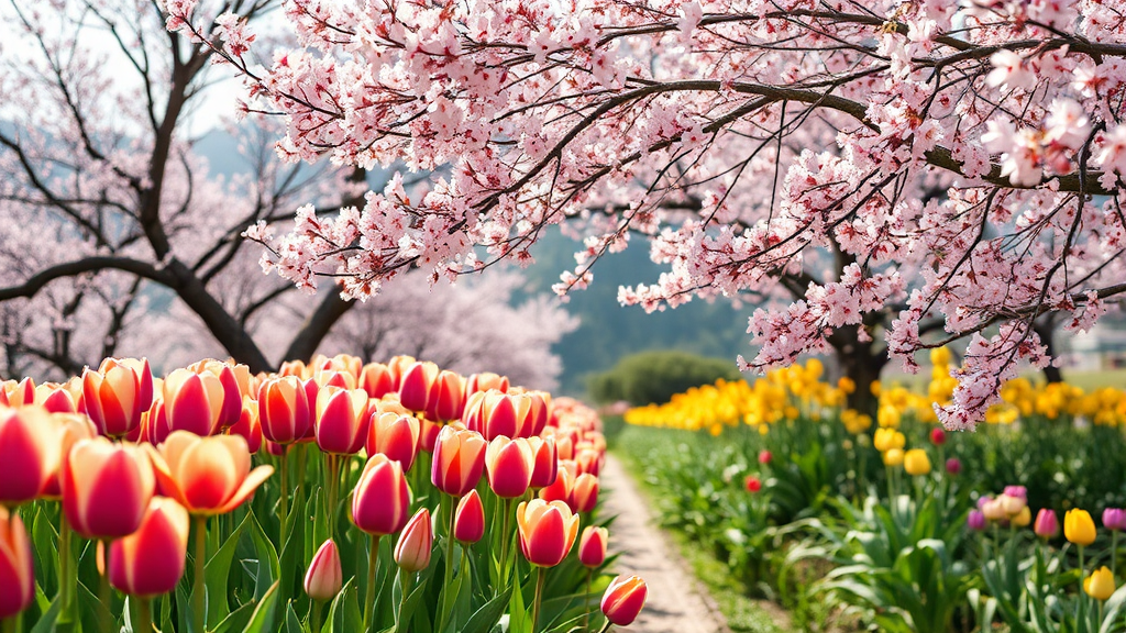 3월 경기도 봄꽃 명소 & 체험 여행지 추천 BEST 3 경기도 봄나들이 추천: 꽃구경 명소 BEST 5 (realistic 스타일)