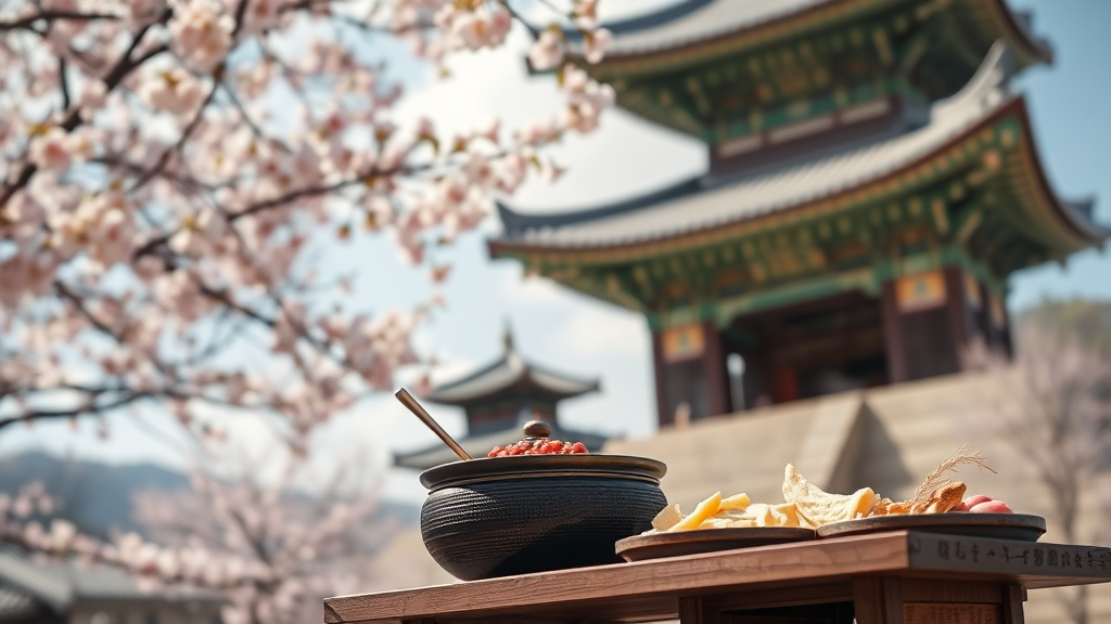 3월 경상북도 봄 여행: 숨은 명소부터 축제까지 완벽 추천 2 따스한 봄바람과 함께 떠나는 경주 역사 기행 (realistic 스타일)