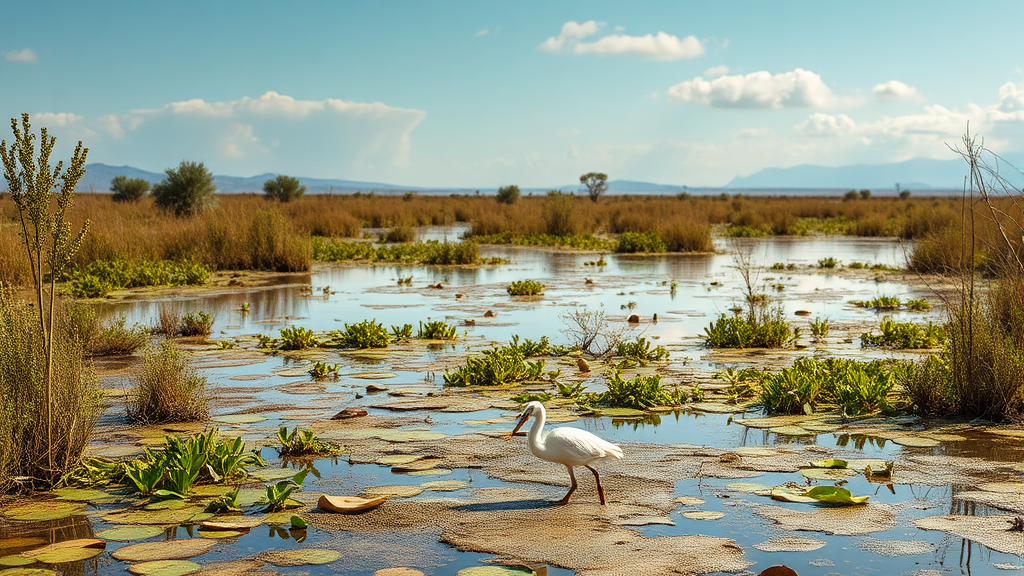 3월 경상북도 봄 여행: 숨은 명소부터 축제까지 완벽 추천 5 문경 돌리네 습지: 자연의 신비로움을 탐험하다 (realistic 스타일)