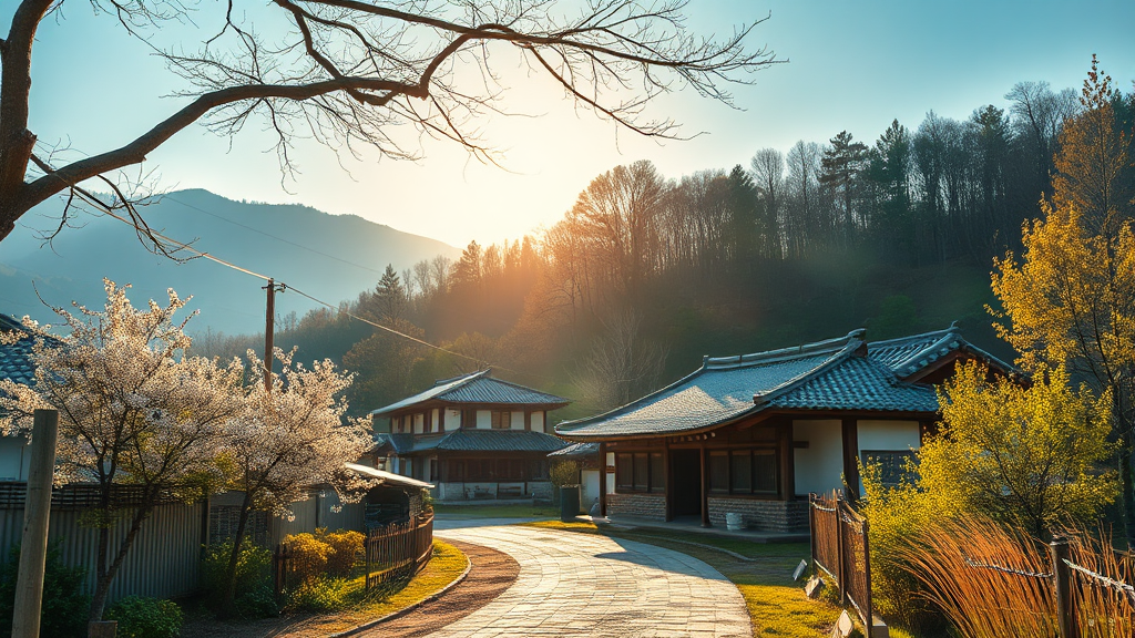 3월 경상북도 봄 여행: 숨은 명소부터 축제까지 완벽 추천 7 나만의 봄날, 경상북도에서 특별한 추억 만들기 (realistic 스타일)