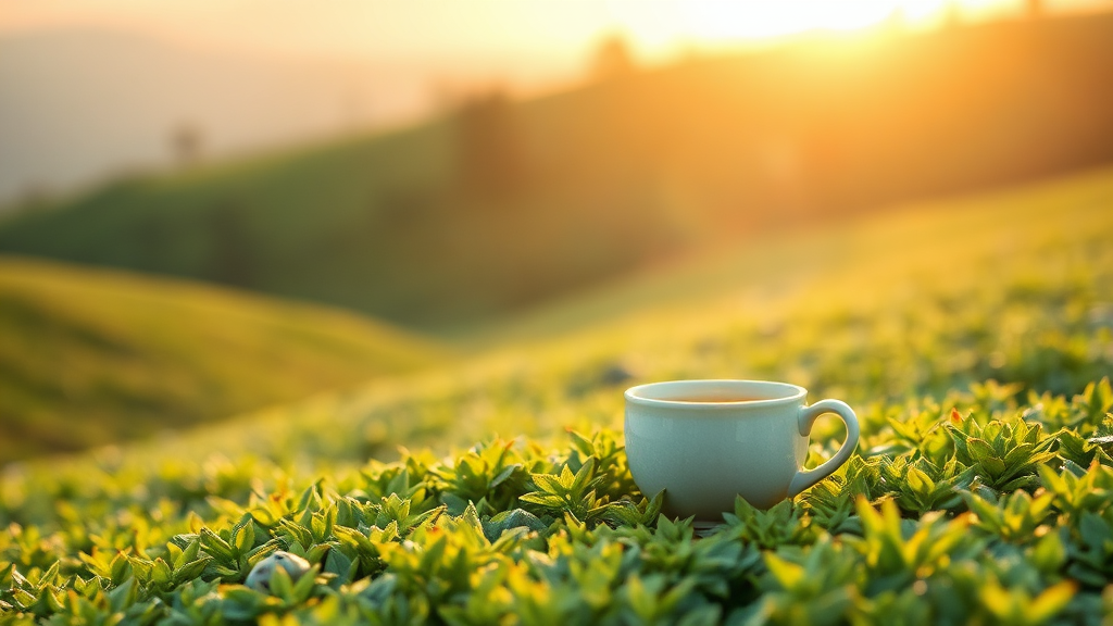 3월 전남 봄꽃 여행: 광양 매화부터 구례 산수유까지 5 푸른 녹차밭 힐링, 보성 대한다원 (watercolor 스타일)